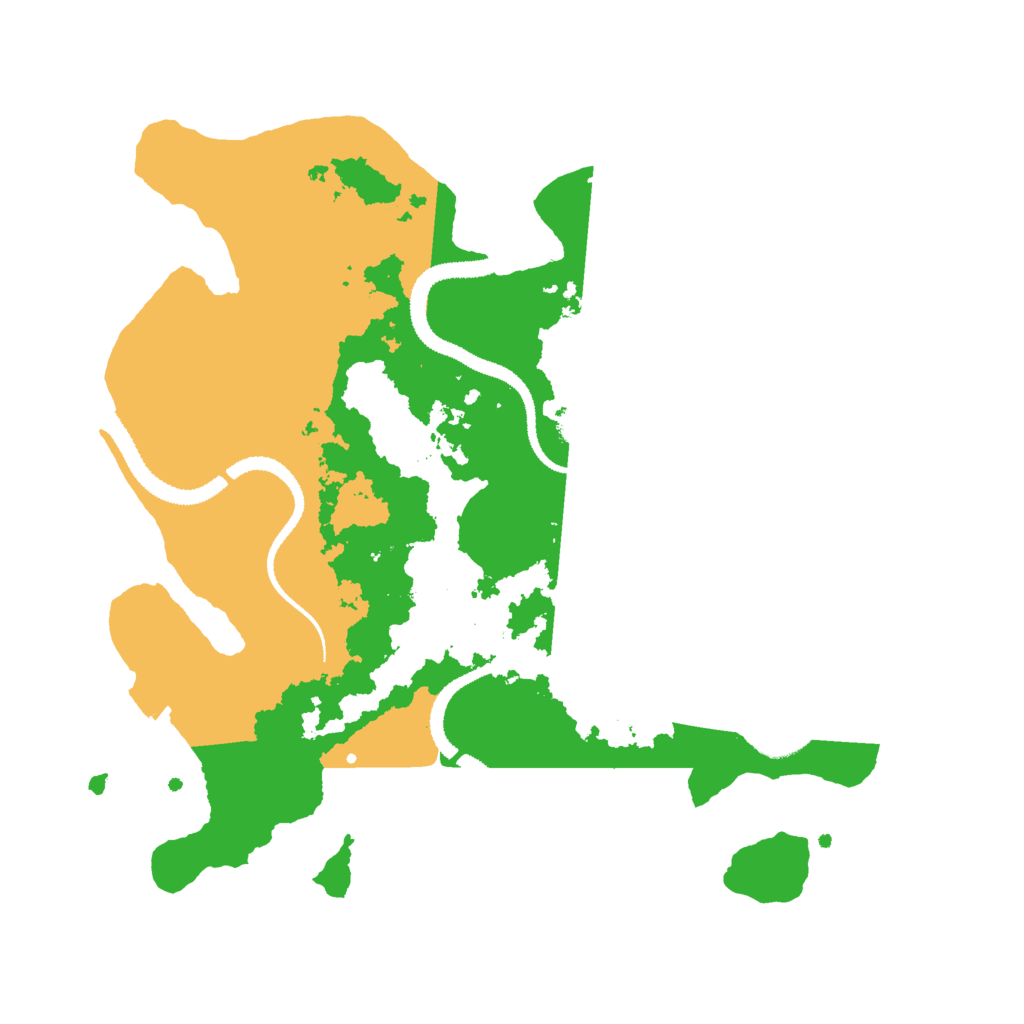 Biome Rust Map: Procedural Map, Size: 3000, Seed: 506723683