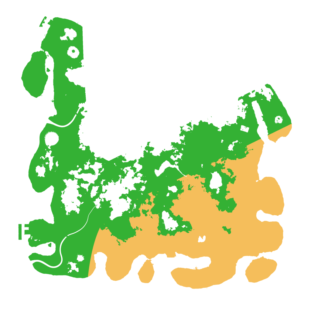 Biome Rust Map: Procedural Map, Size: 4000, Seed: 50008