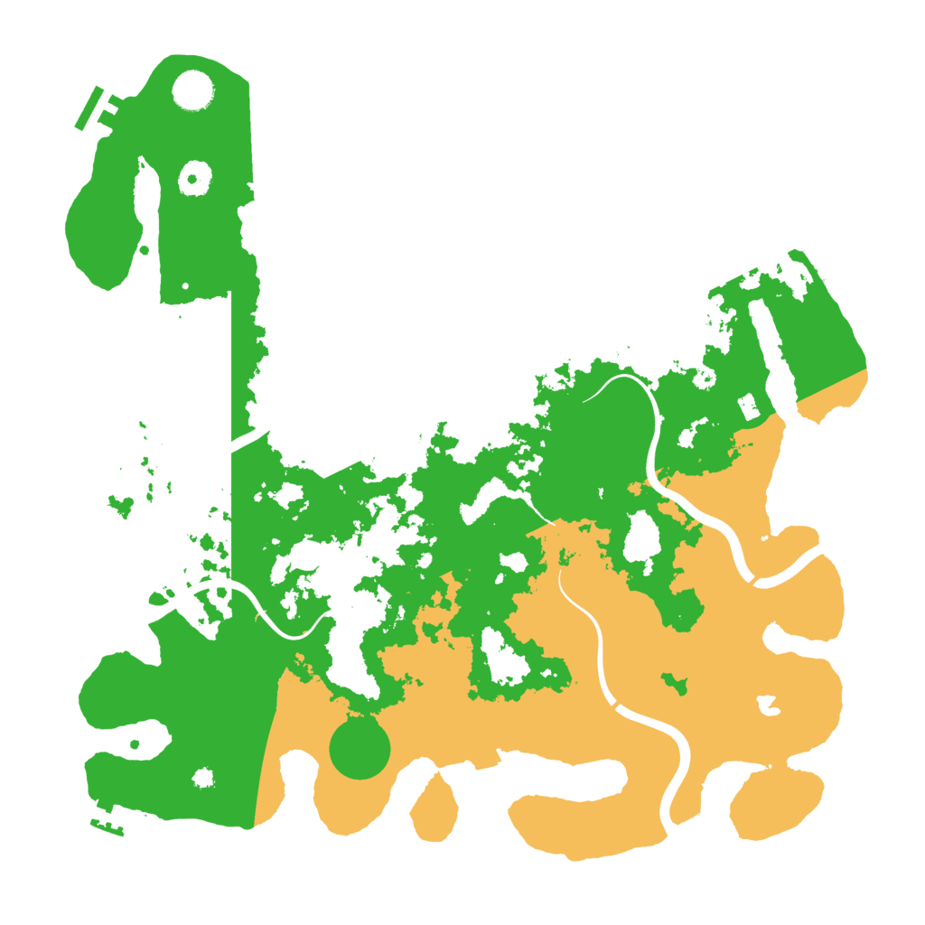 Biome Rust Map: Procedural Map, Size: 4000, Seed: 50008