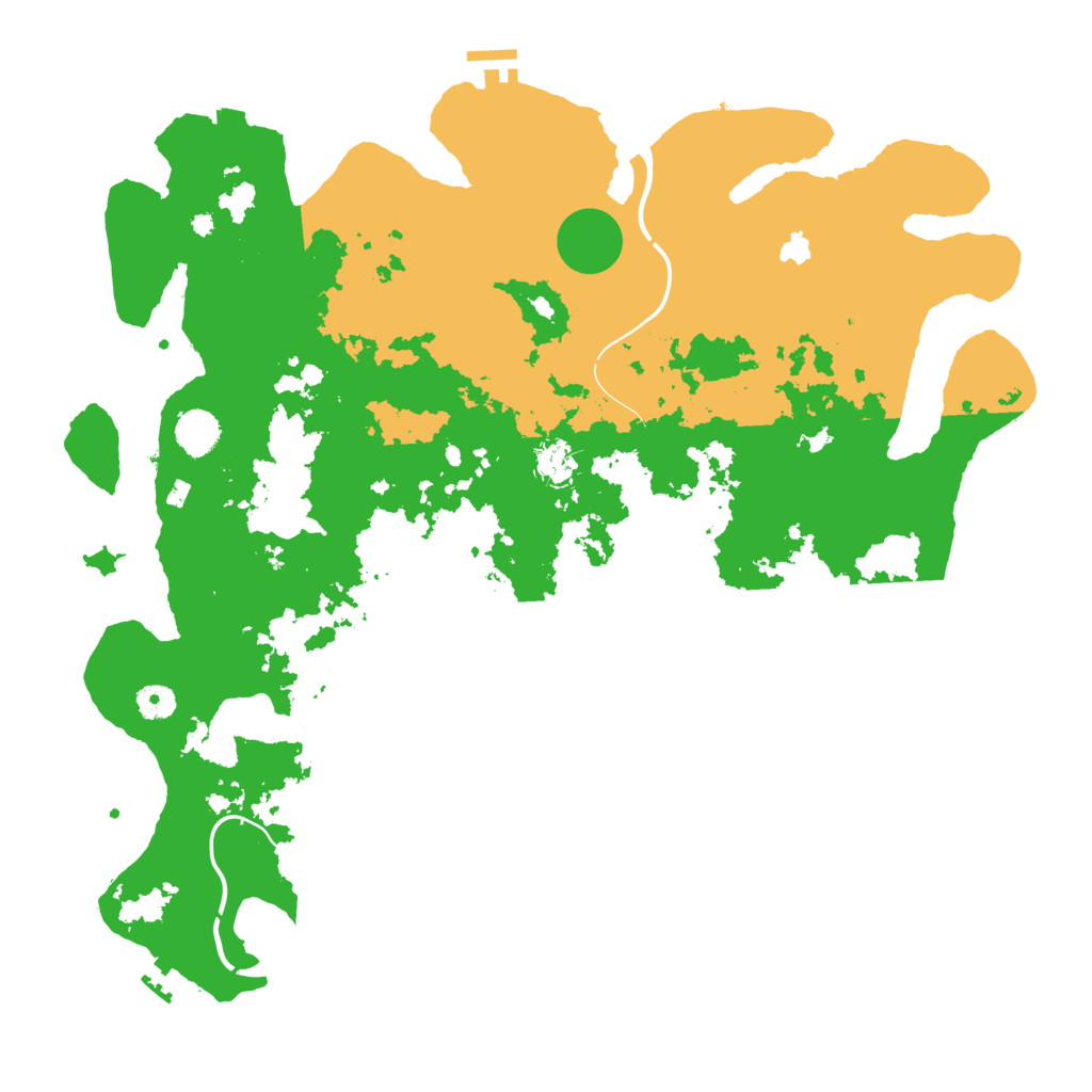 Biome Rust Map: Procedural Map, Size: 4400, Seed: 1331216453