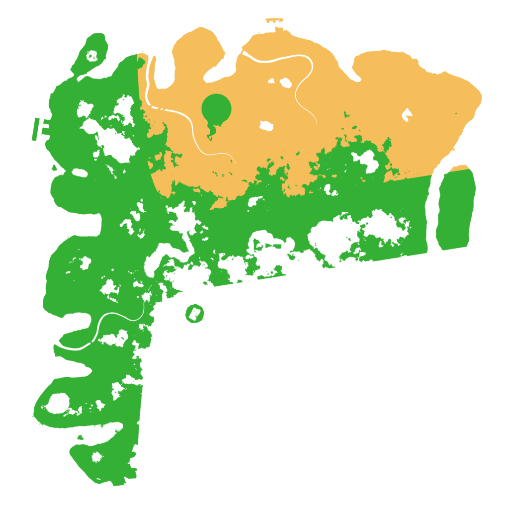 Biome Rust Map: Procedural Map, Size: 4500, Seed: 2138331120