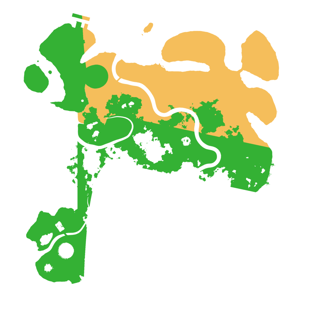 Biome Rust Map: Procedural Map, Size: 3500, Seed: 1018999864