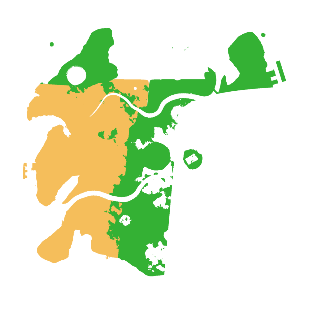 Biome Rust Map: Procedural Map, Size: 3000, Seed: 853917