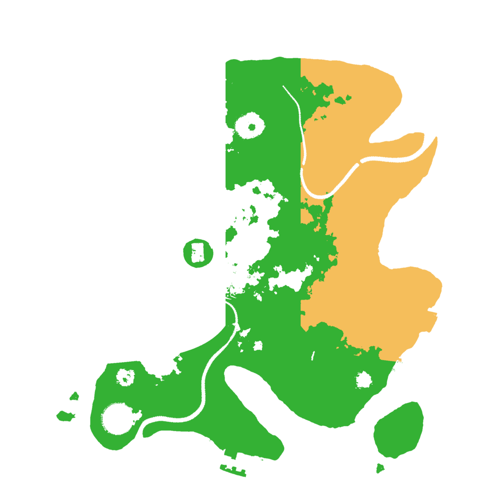 Biome Rust Map: Procedural Map, Size: 2800, Seed: 52527611