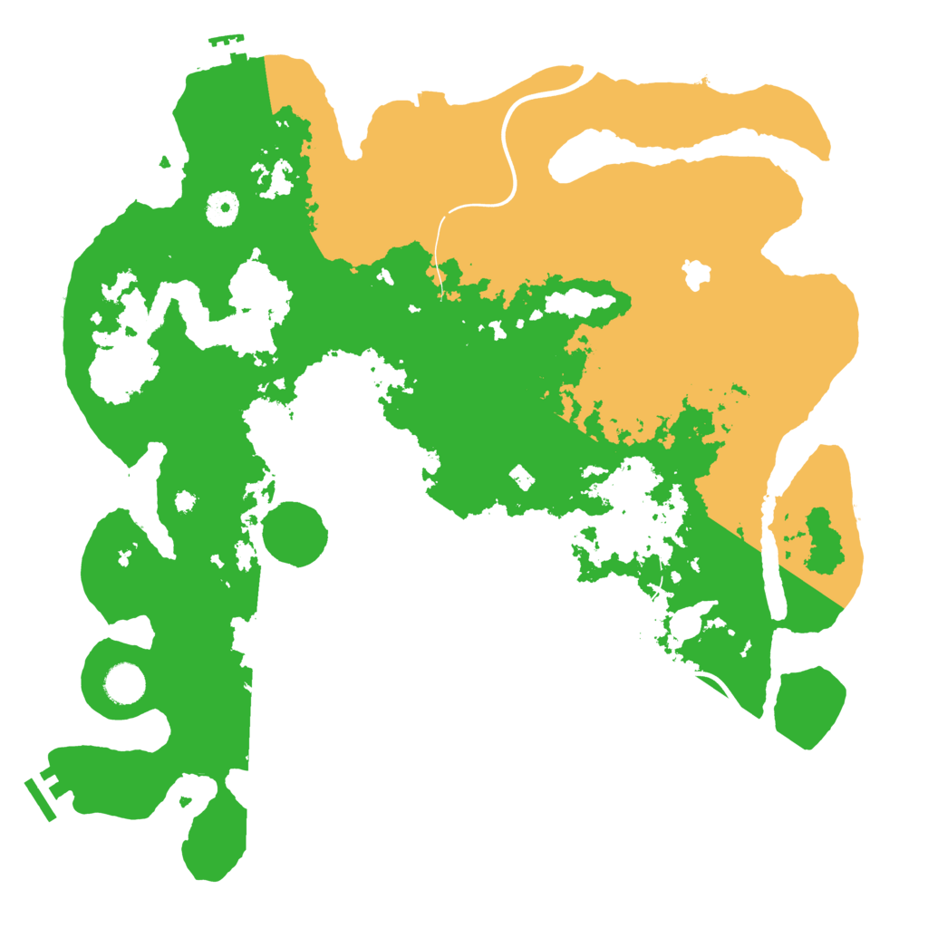 Biome Rust Map: Procedural Map, Size: 4000, Seed: 3456425