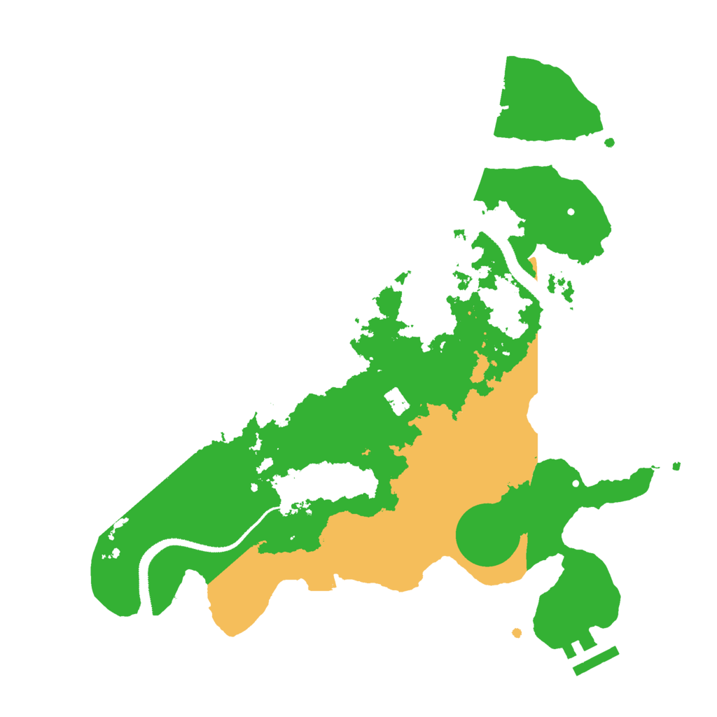 Biome Rust Map: Procedural Map, Size: 3000, Seed: 1852102808
