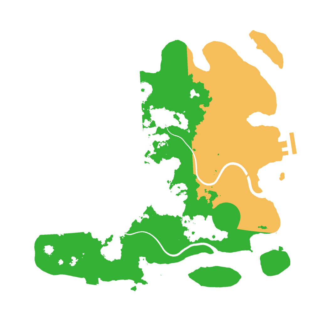 Biome Rust Map: Procedural Map, Size: 3000, Seed: 1285769586