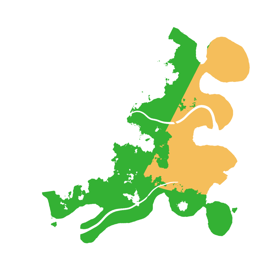 Biome Rust Map: Procedural Map, Size: 2500, Seed: 1768626667