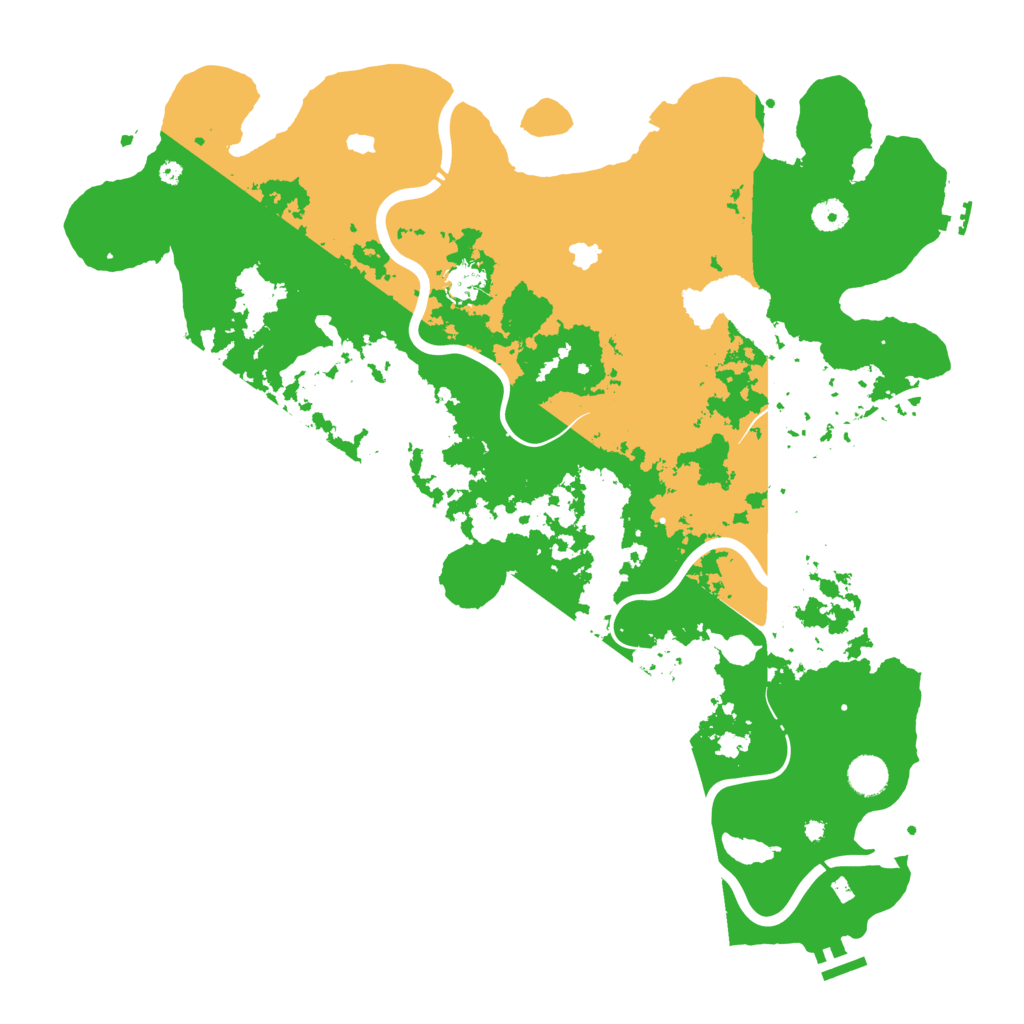 Biome Rust Map: Procedural Map, Size: 4500, Seed: 27011977