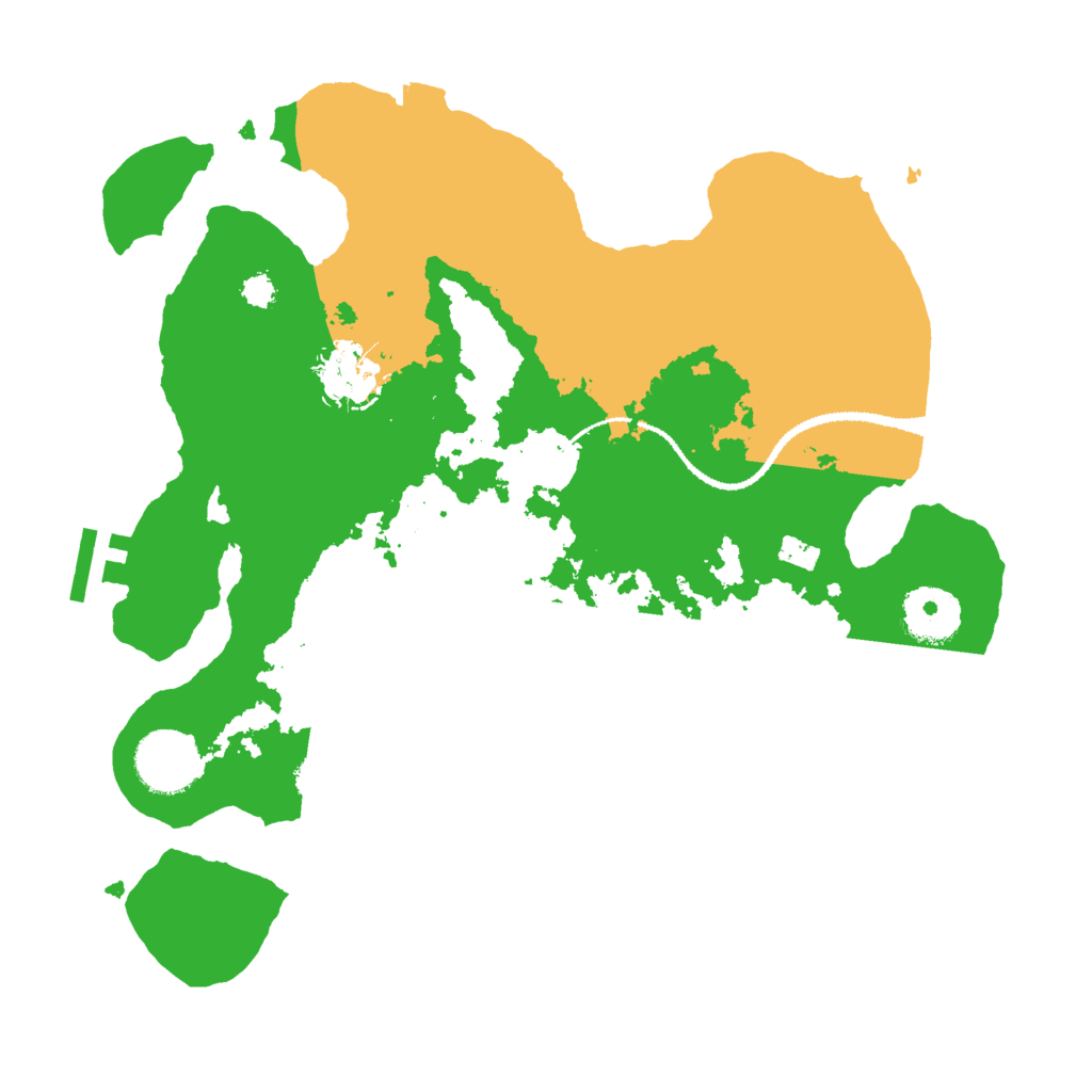 Biome Rust Map: Procedural Map, Size: 3000, Seed: 41153