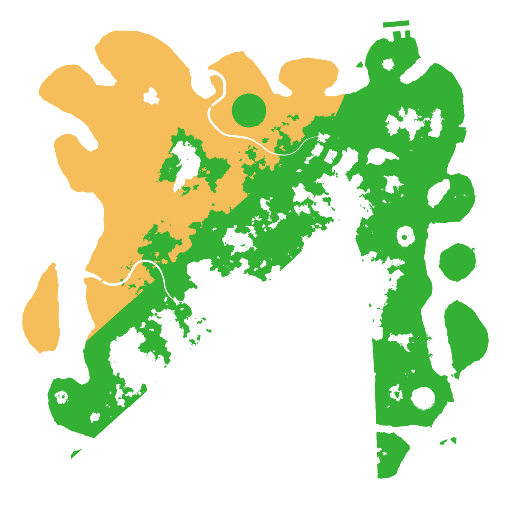 Biome Rust Map: Procedural Map, Size: 4000, Seed: 384428024