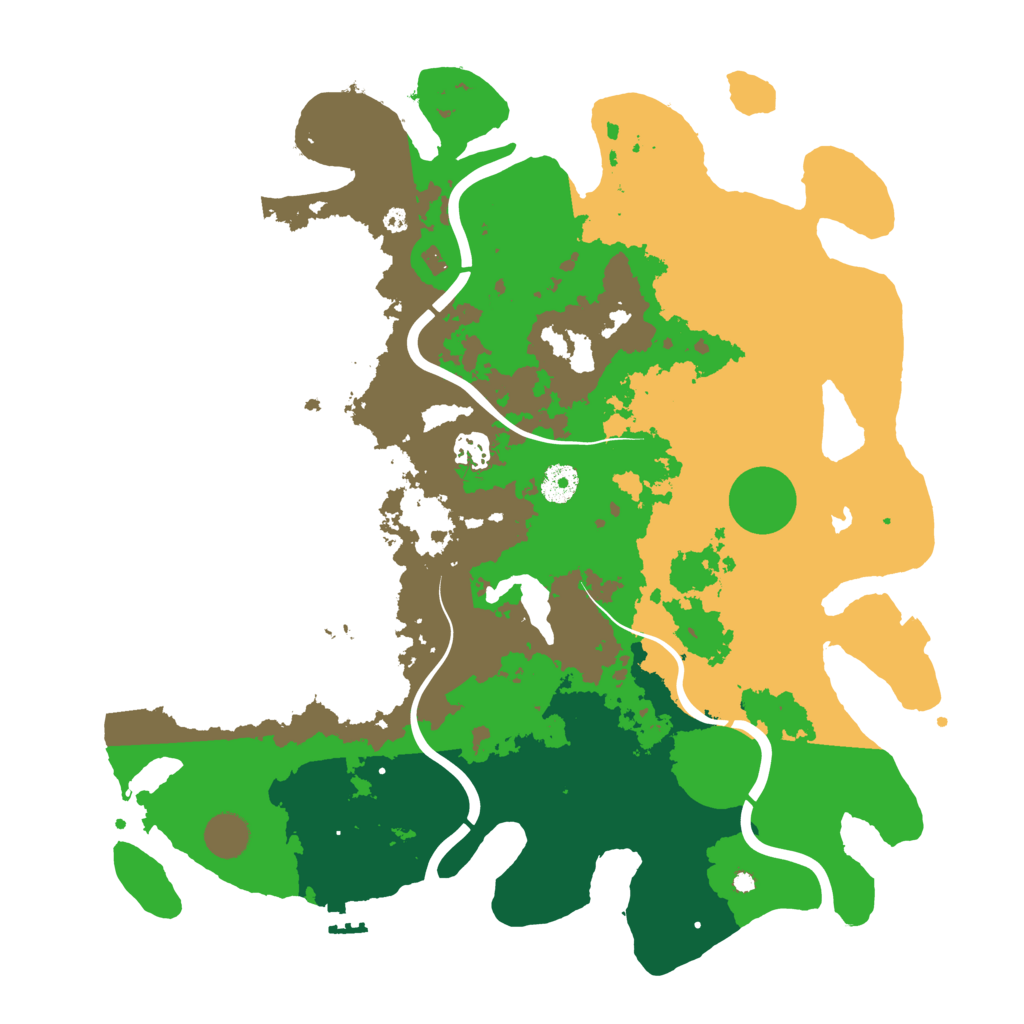 Biome Rust Map: Procedural Map, Size: 4000, Seed: 71284600
