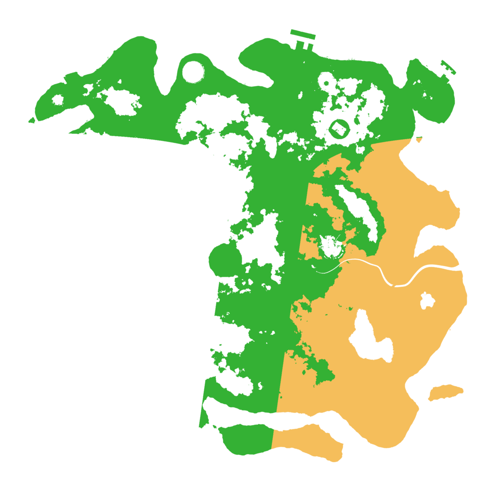 Biome Rust Map: Procedural Map, Size: 4000, Seed: 343924877