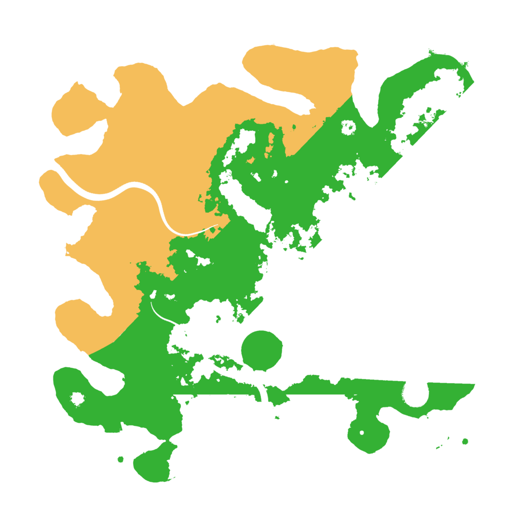 Biome Rust Map: Procedural Map, Size: 3500, Seed: 941594891