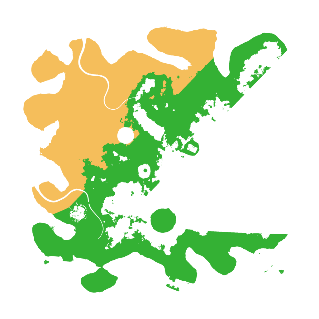 Biome Rust Map: Procedural Map, Size: 3500, Seed: 941594891