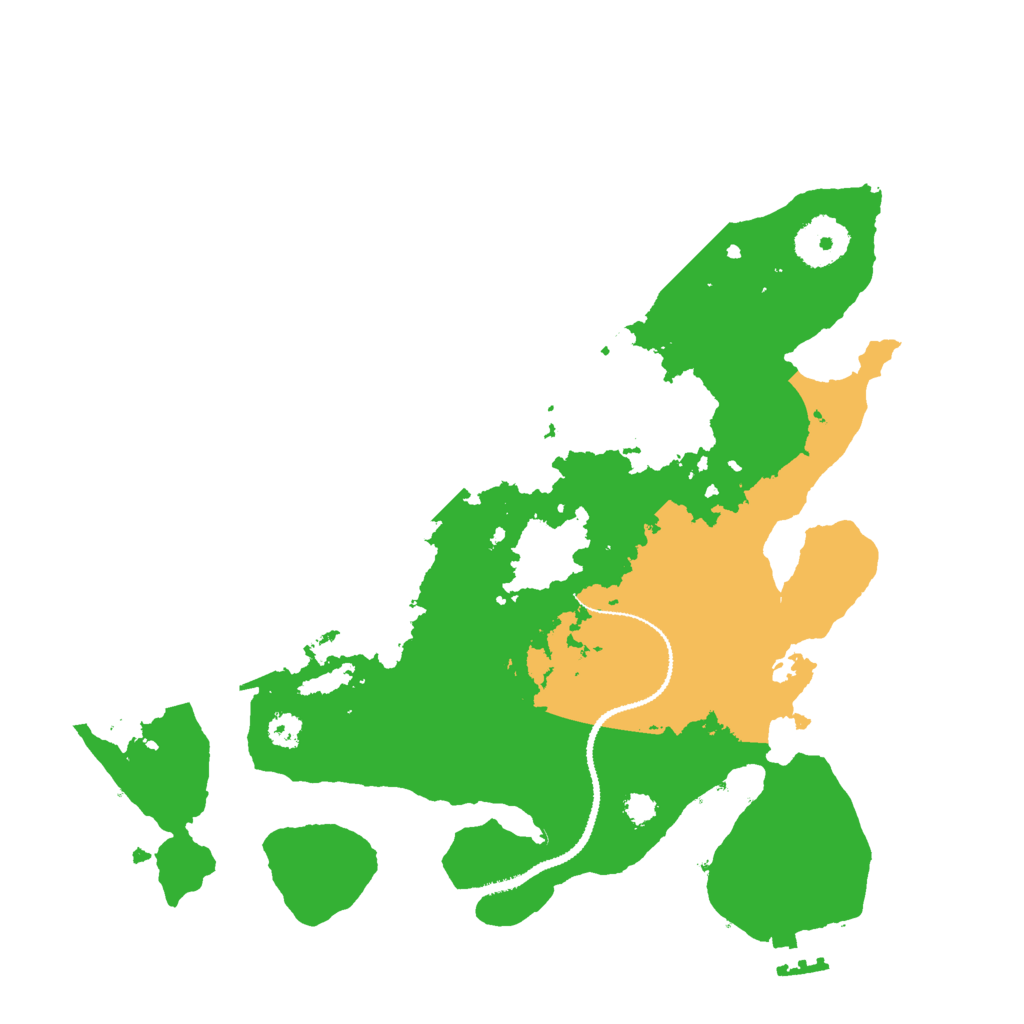 Biome Rust Map: Procedural Map, Size: 3000, Seed: 59391779