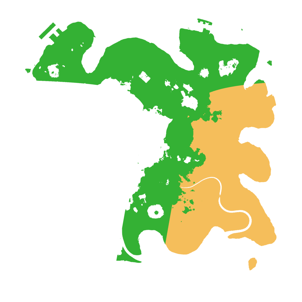 Biome Rust Map: Procedural Map, Size: 3000, Seed: 45749338