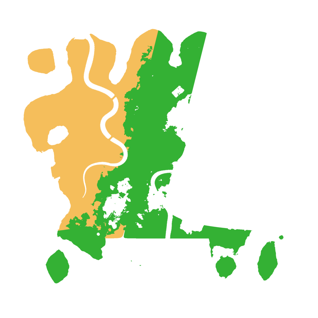 Biome Rust Map: Procedural Map, Size: 3000, Seed: 1575130814