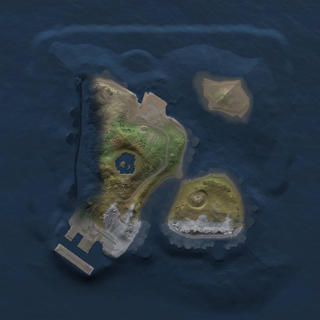 Rust Map: Procedural Map, Size: 1500, Seed: 34212253, 2 Monuments