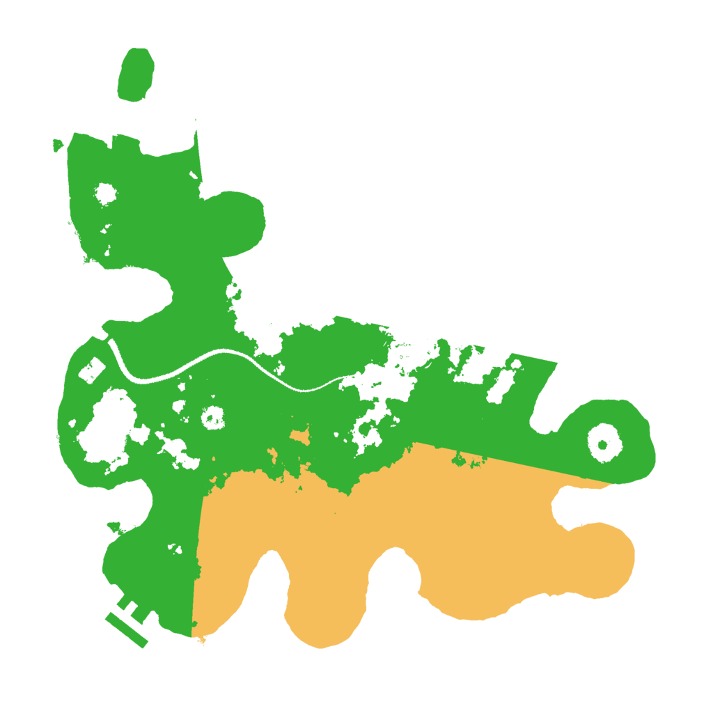 Biome Rust Map: Procedural Map, Size: 3000, Seed: 720630715