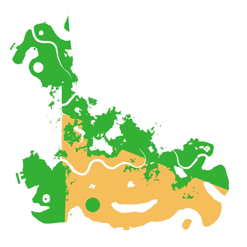 Biome Rust Map: Procedural Map, Size: 4500, Seed: 1054702960