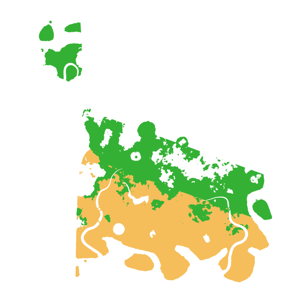 Biome Rust Map: Procedural Map, Size: 4500, Seed: 245623