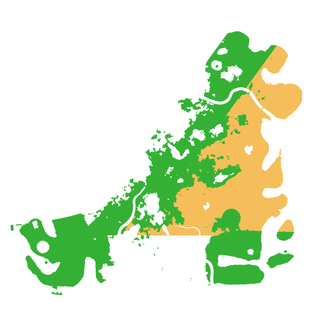Biome Rust Map: Procedural Map, Size: 4500, Seed: 1817422127