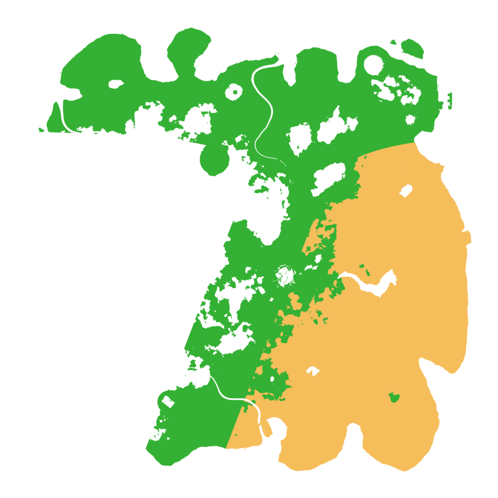 Biome Rust Map: Procedural Map, Size: 4500, Seed: 592543251