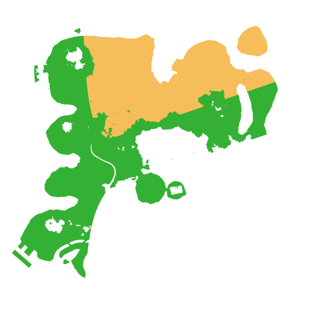 Biome Rust Map: Procedural Map, Size: 2800, Seed: 1376052803