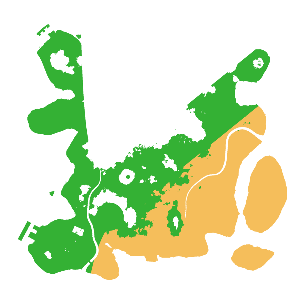 Biome Rust Map: Procedural Map, Size: 3000, Seed: 1211242069