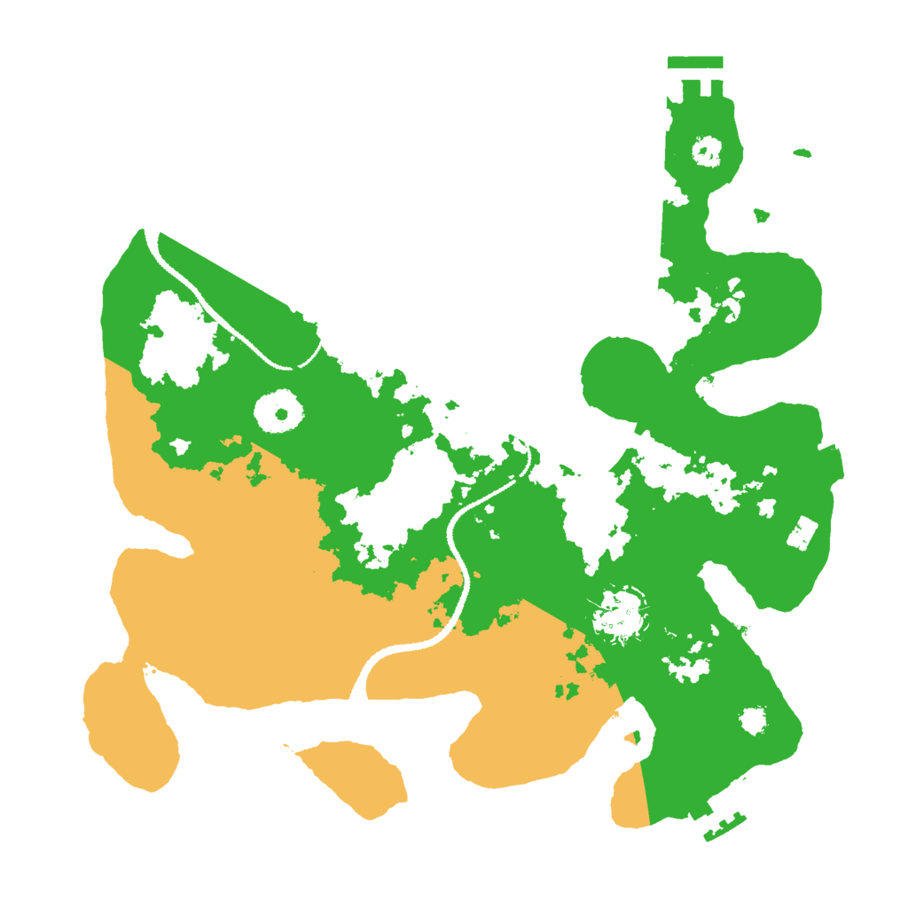 Biome Rust Map: Procedural Map, Size: 3000, Seed: 1830533416