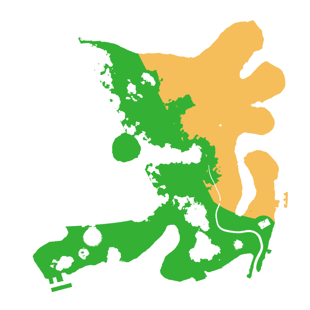 Biome Rust Map: Procedural Map, Size: 3000, Seed: 51187