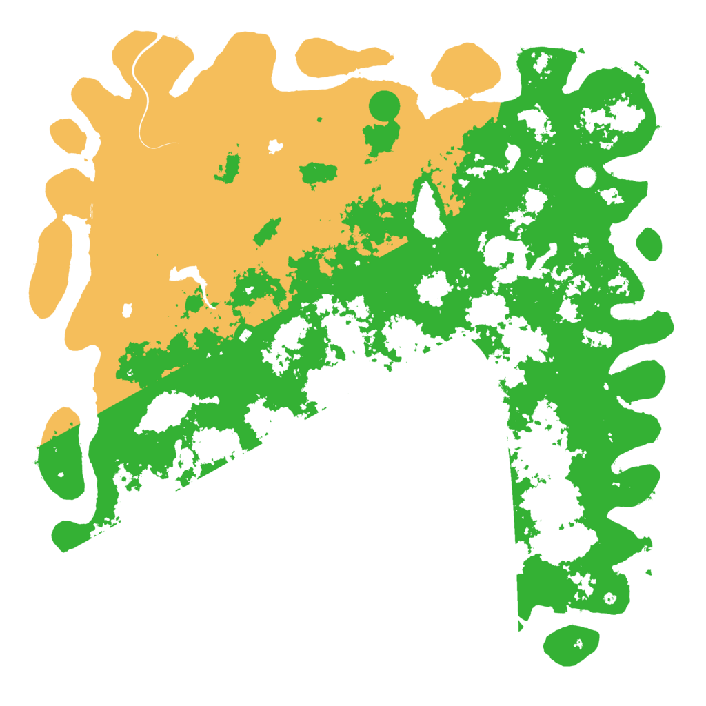 Biome Rust Map: Procedural Map, Size: 6000, Seed: 2545442