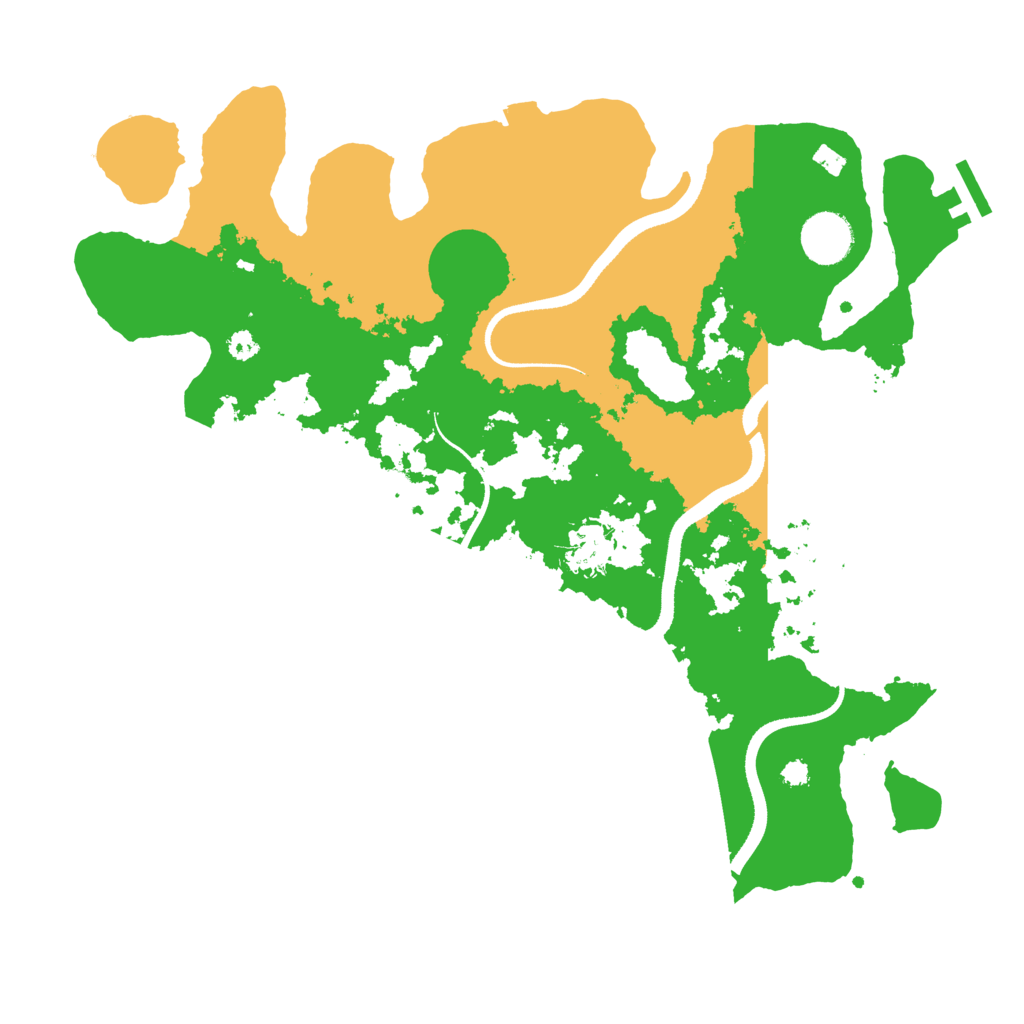 Biome Rust Map: Procedural Map, Size: 3500, Seed: 486955673
