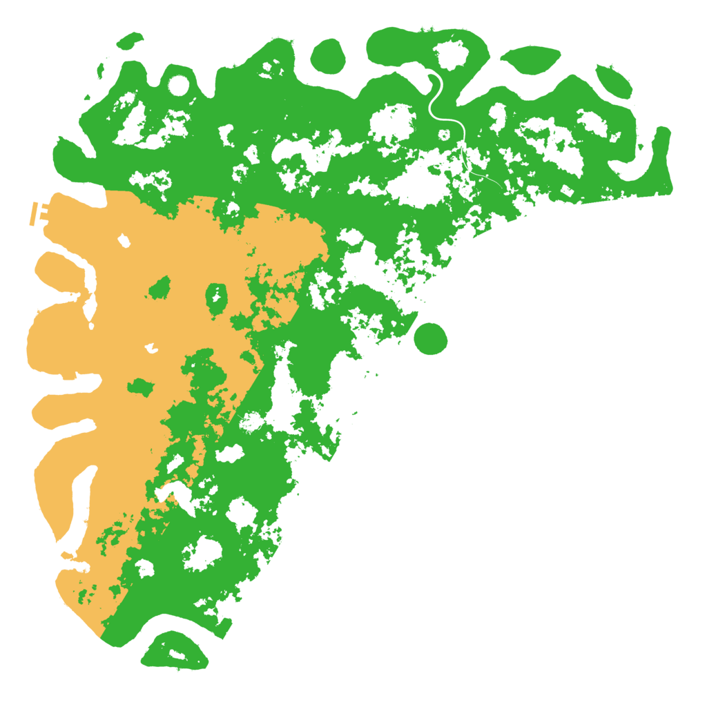 Biome Rust Map: Procedural Map, Size: 6000, Seed: 1391569026