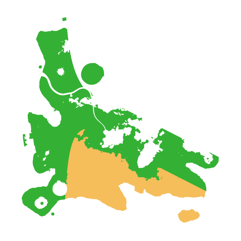 Biome Rust Map: Procedural Map, Size: 3000, Seed: 497037968