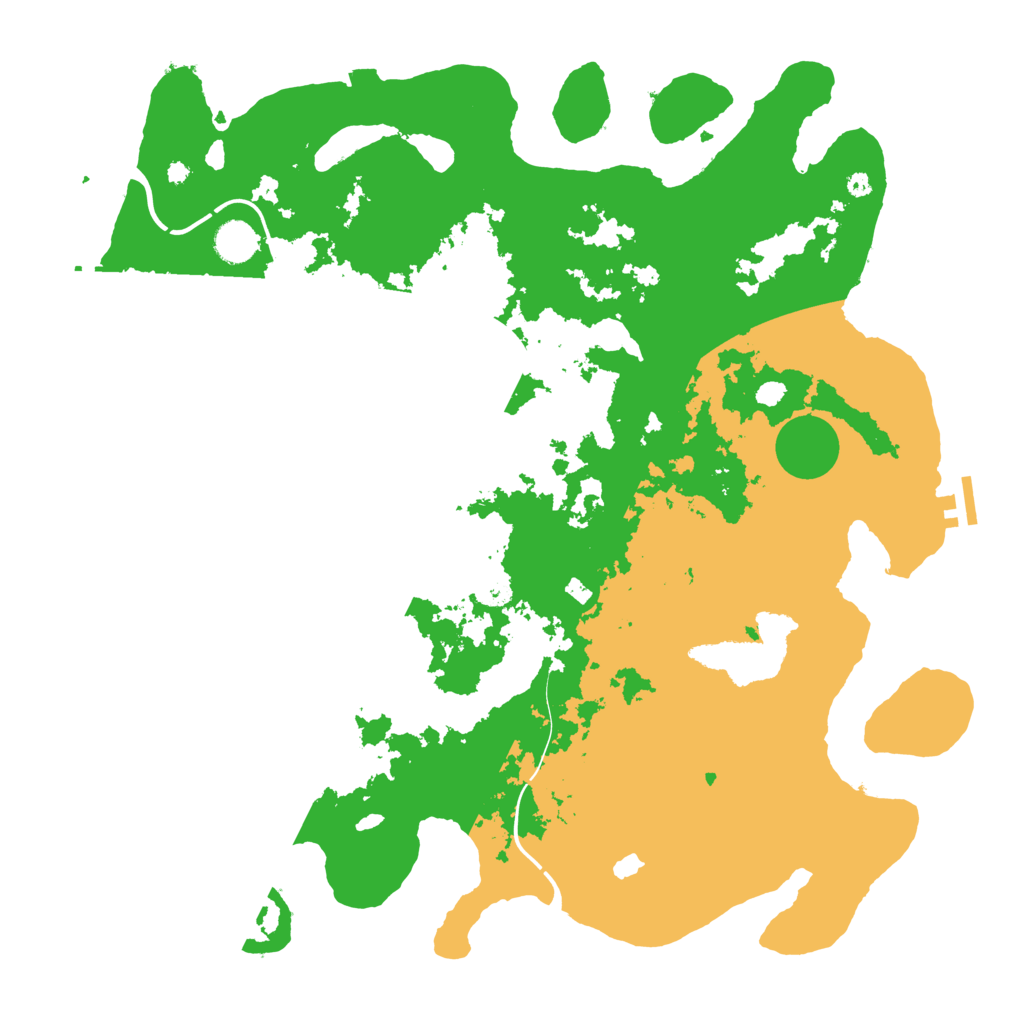 Biome Rust Map: Procedural Map, Size: 4250, Seed: 63386049
