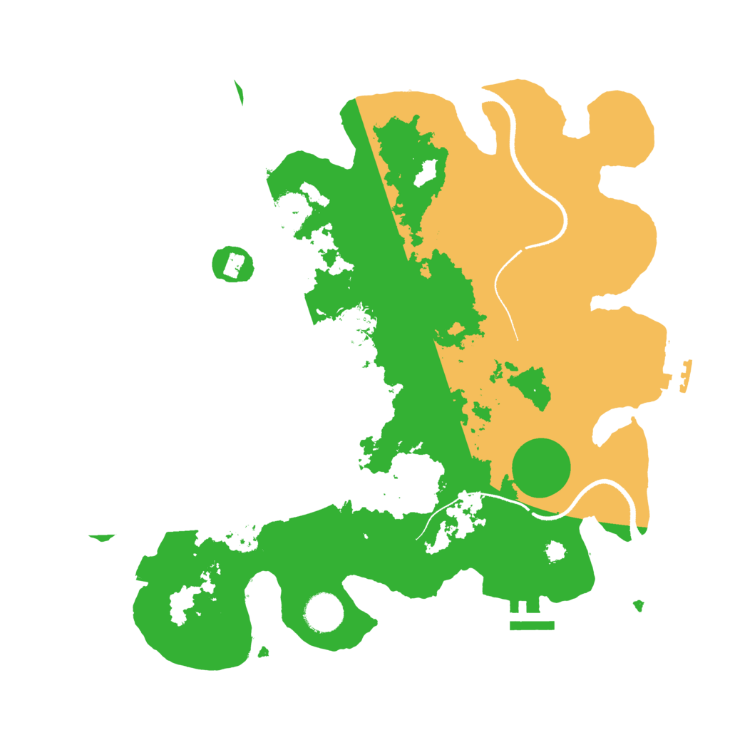 Biome Rust Map: Procedural Map, Size: 3300, Seed: 21972528