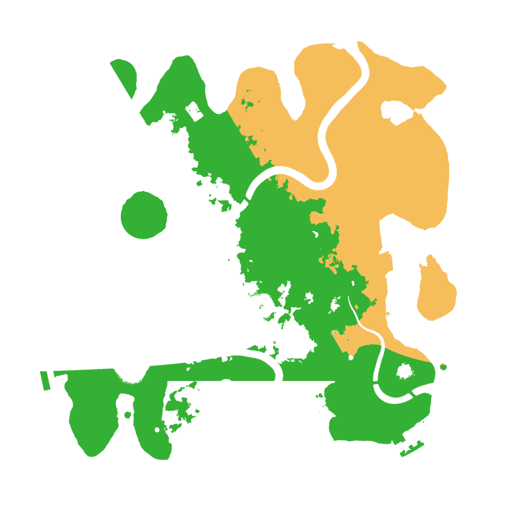 Biome Rust Map: Procedural Map, Size: 3000, Seed: 5303