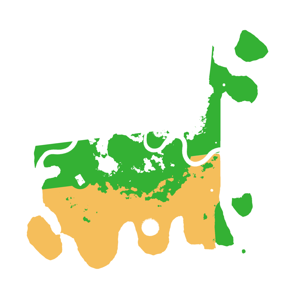 Biome Rust Map: Procedural Map, Size: 3000, Seed: 463595873