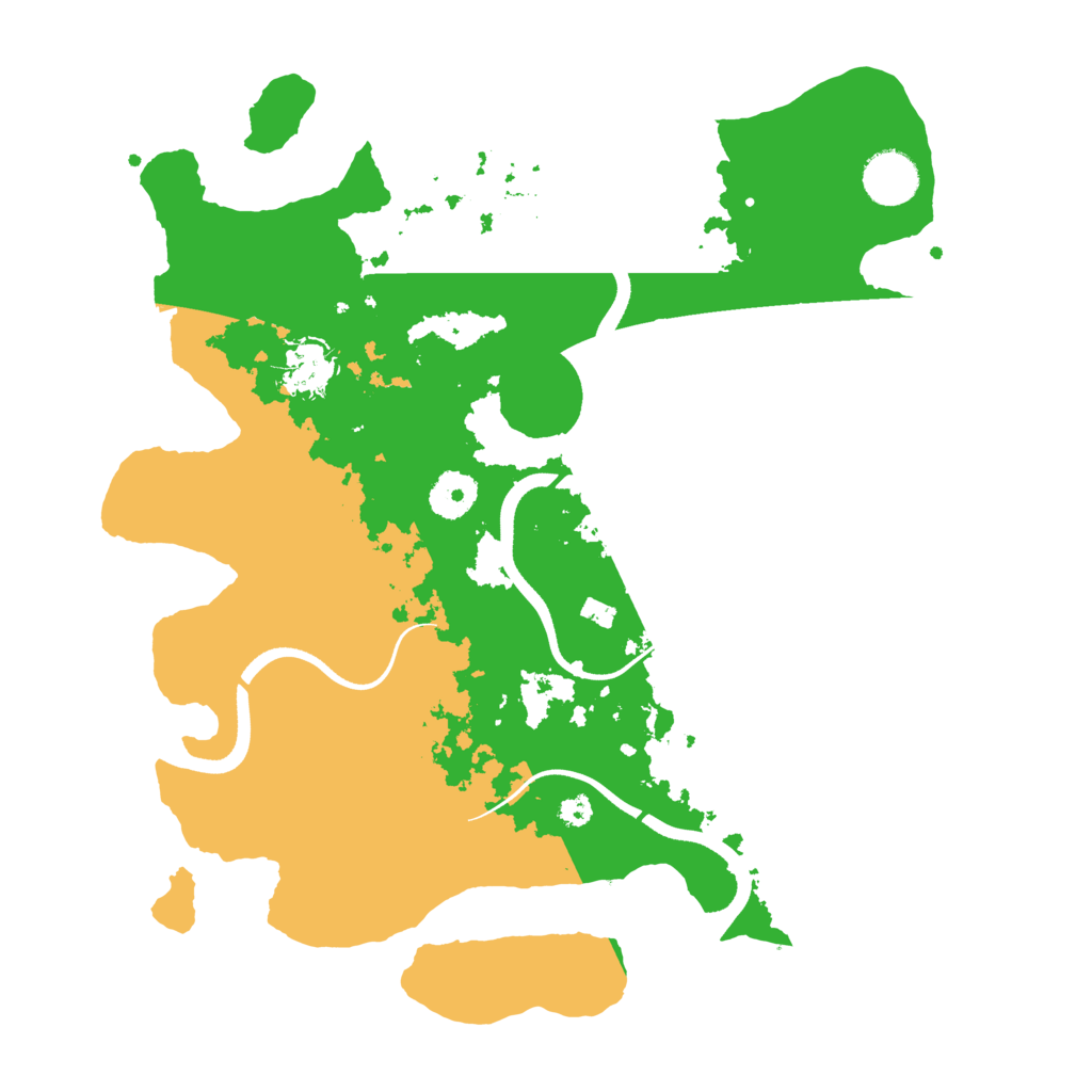 Biome Rust Map: Procedural Map, Size: 3500, Seed: 34341567