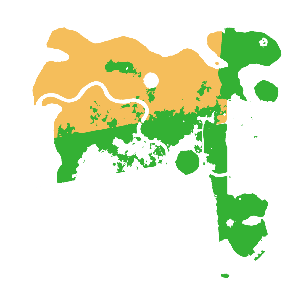 Biome Rust Map: Procedural Map, Size: 3500, Seed: 776524242