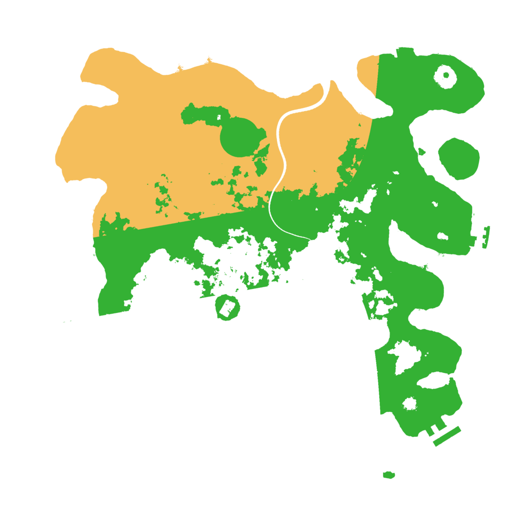 Biome Rust Map: Procedural Map, Size: 3500, Seed: 776524242