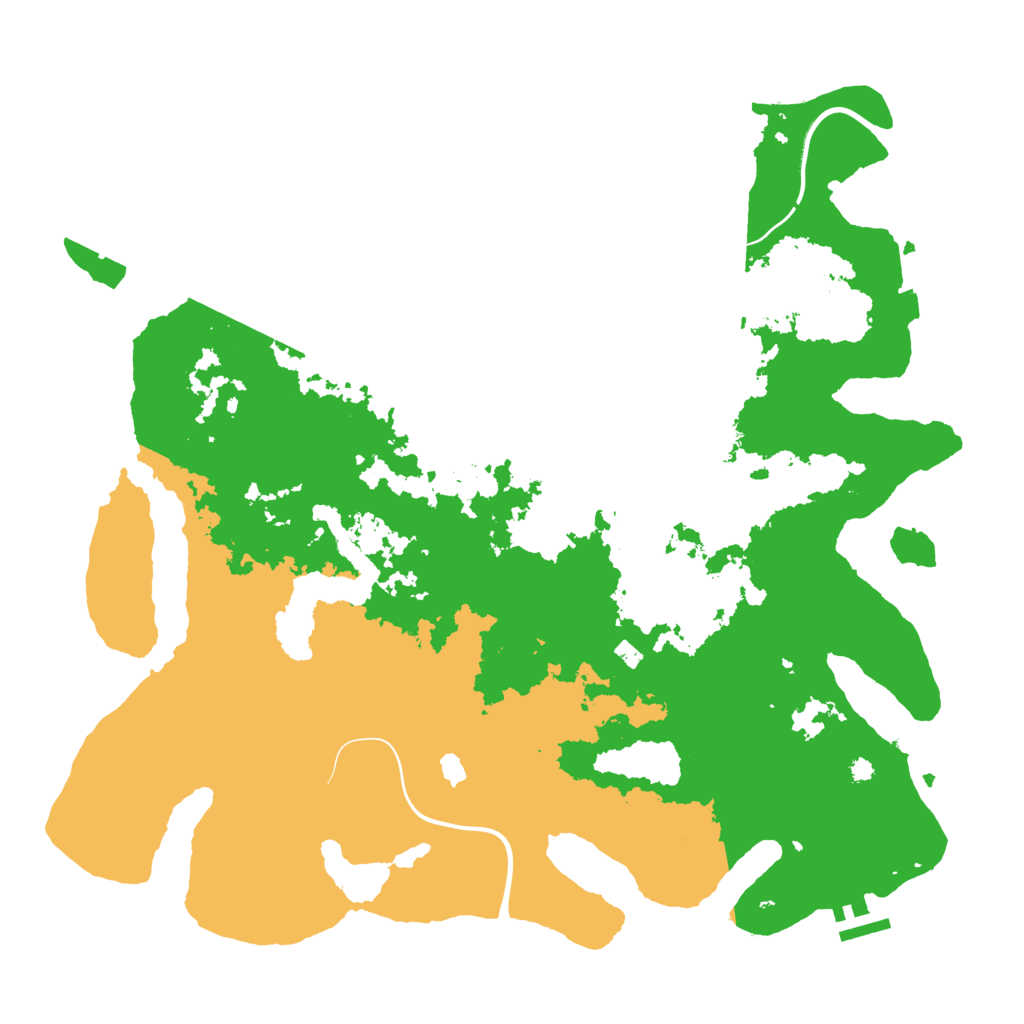 Biome Rust Map: Procedural Map, Size: 4000, Seed: 341792994