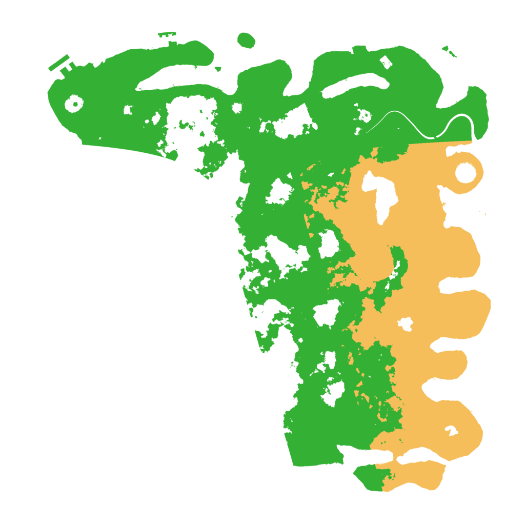 Biome Rust Map: Procedural Map, Size: 4500, Seed: 28192615