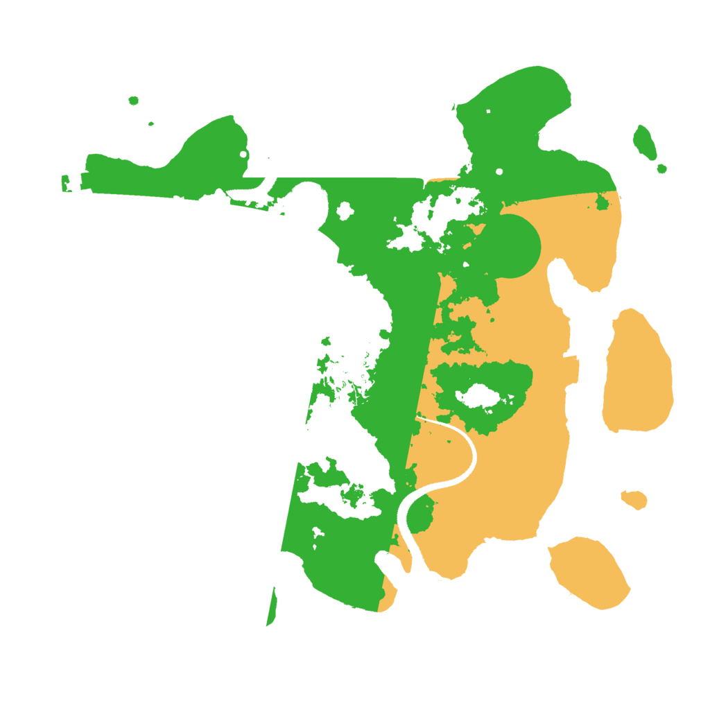 Biome Rust Map: Procedural Map, Size: 3000, Seed: 415213103