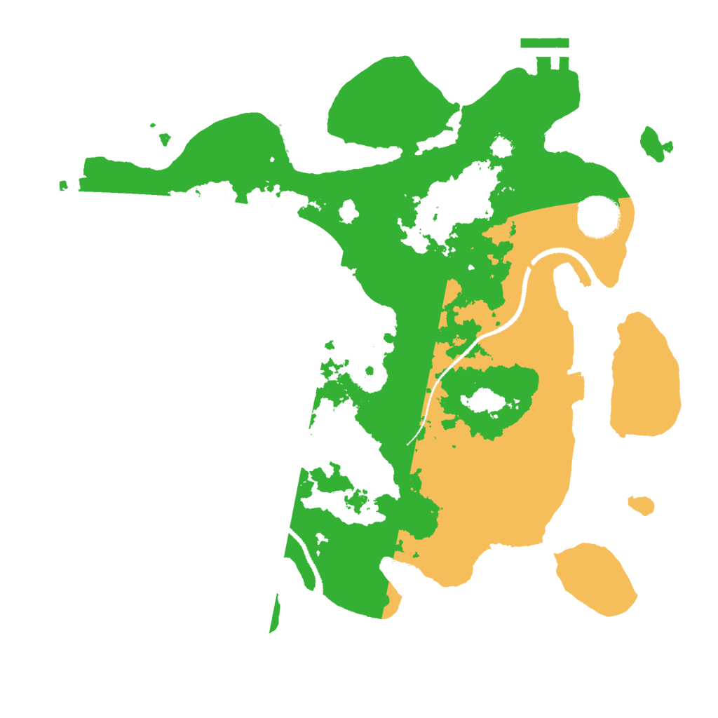 Biome Rust Map: Procedural Map, Size: 3000, Seed: 415213103