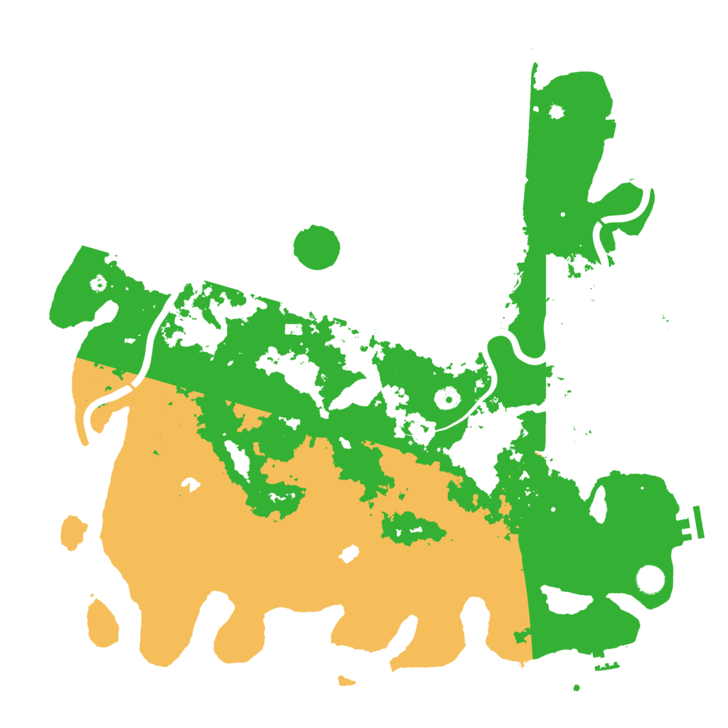 Biome Rust Map: Procedural Map, Size: 4500, Seed: 40282205