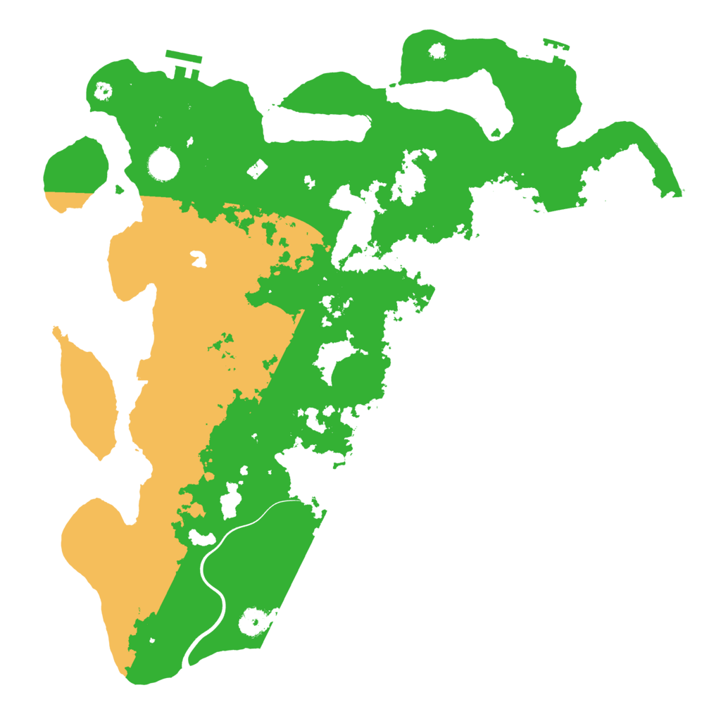 Biome Rust Map: Procedural Map, Size: 4000, Seed: 9452