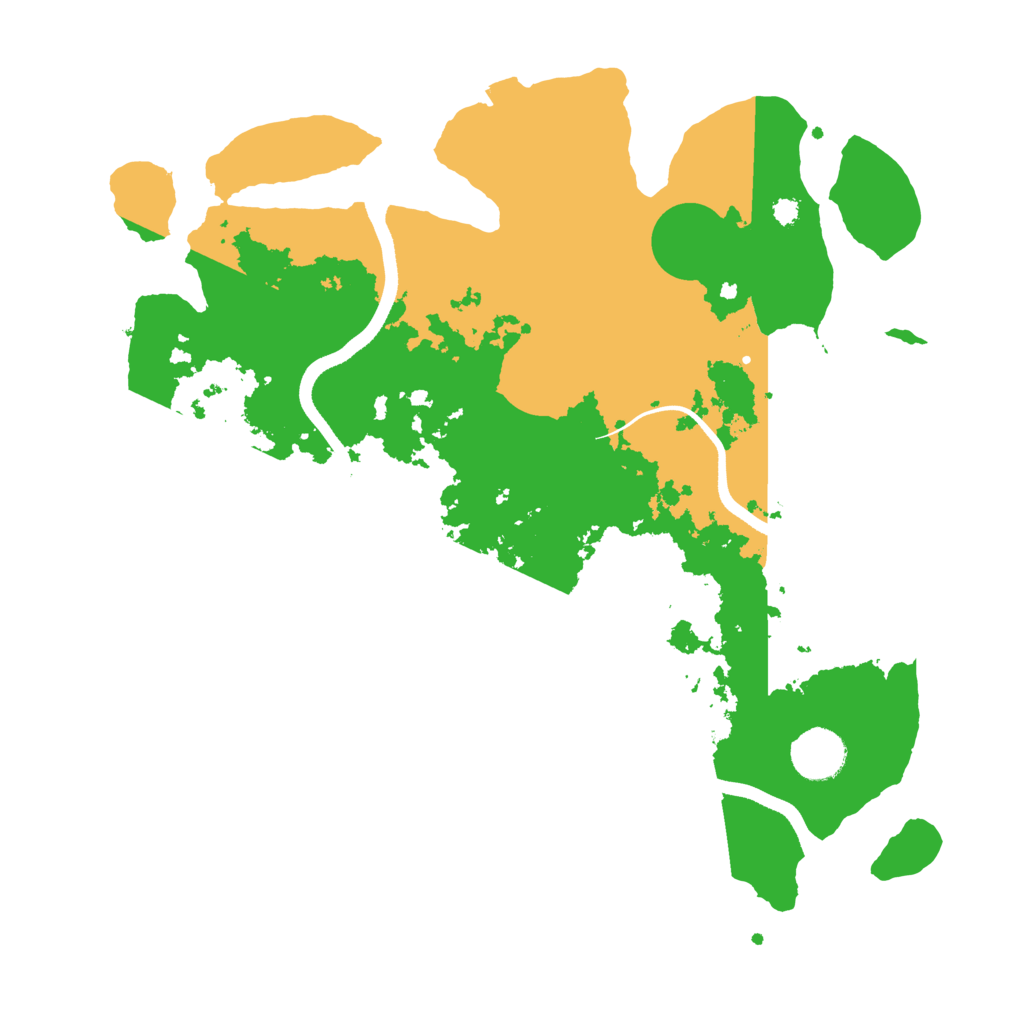 Biome Rust Map: Procedural Map, Size: 3500, Seed: 194152637